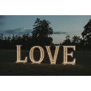 Suured LOVE led tähed, kõrgusega 80cm, rent