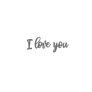 Kaart "I love you"