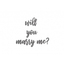 Kaart " Will you marry me?"